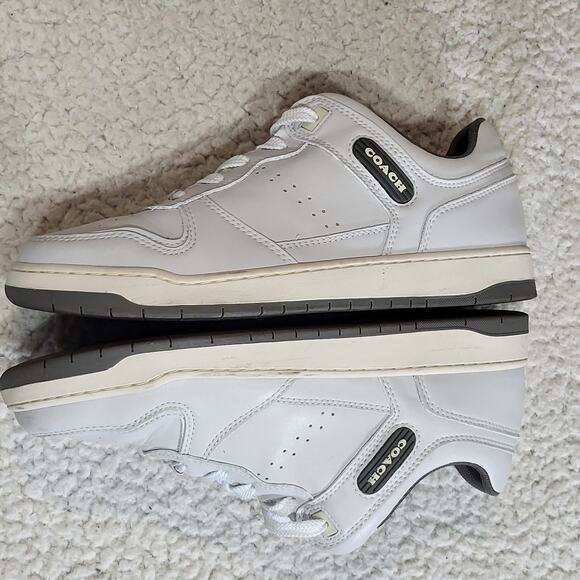 Coach Other - Coach C201 Leather Sneaker White low top Trainers men's size 7.5D